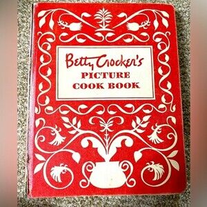 RARE Betty Crocker’s Picture Cook Book 1950’s Hardcover Binder Recipe collection